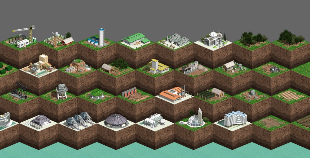 isometric buildings